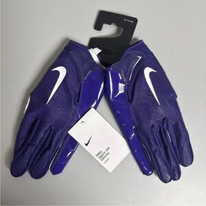 NWT Men’s Nike Vapor Jet 7.0‎ Magnigrip Purple Football Gloves Sz 2XL